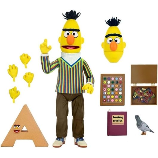 Figura Blas Barrio Sésamo Bert Articulada 18 Cms