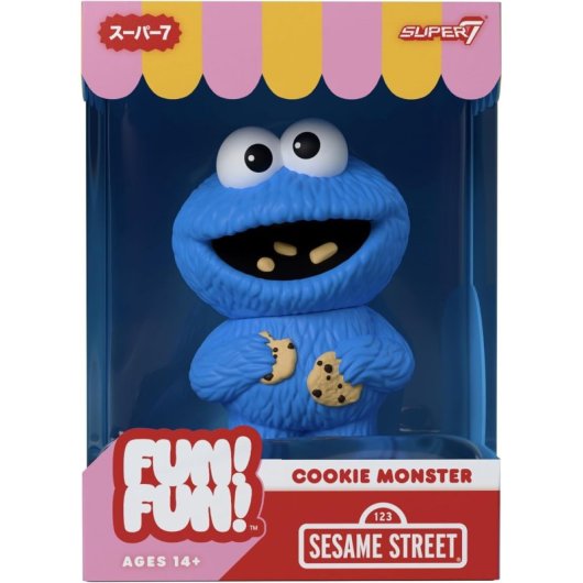 Figurine Cookie Monster Fun Fun Sesamstraat 13 cm
