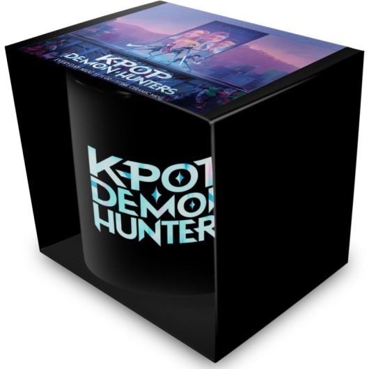 Taza Logo K-pop Demon Hunters Cerámica 315 Mls