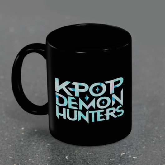 Taza Logo K-pop Demon Hunters Cerámica 315 Mls