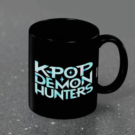 Taza Logo K-pop Demon Hunters Cerámica 315 Mls