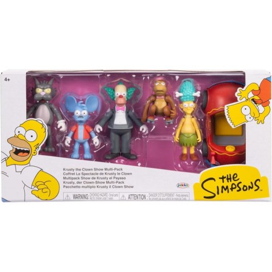 Set Figuras Show De Krusty Los Simpson 7 Cms