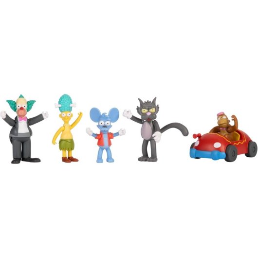 Set Figuras Show De Krusty Los Simpson 7 Cms