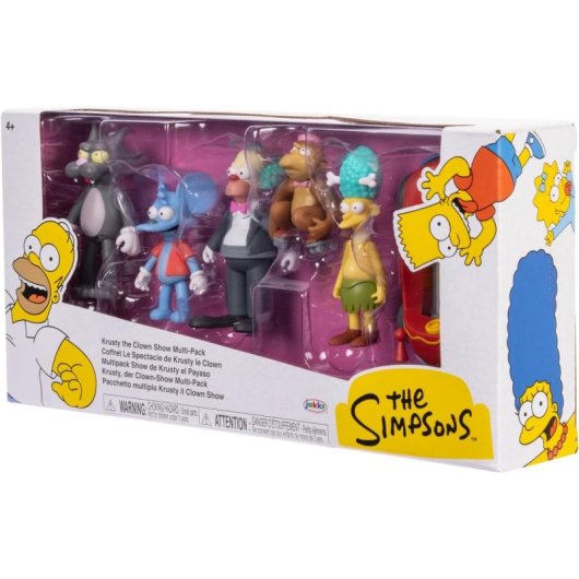 Set Figuras Show De Krusty Los Simpson 7 Cms
