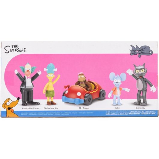 Set Figuras Show De Krusty Los Simpson 7 Cms