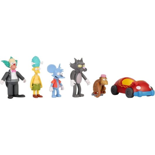 Set Figuras Show De Krusty Los Simpson 7 Cms