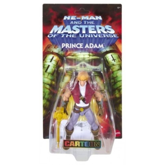 Figura Príncipe Adam He-man And The Masters Of The Universe Cartoon Collection Articulada 14 Cms