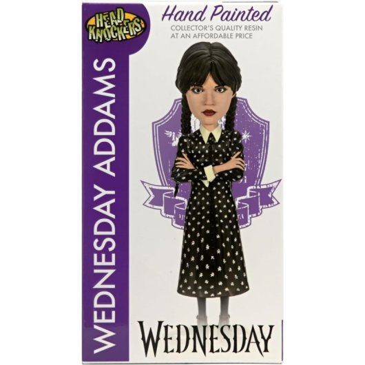 Figura Wednesday Head Knockers 21,5 Cms