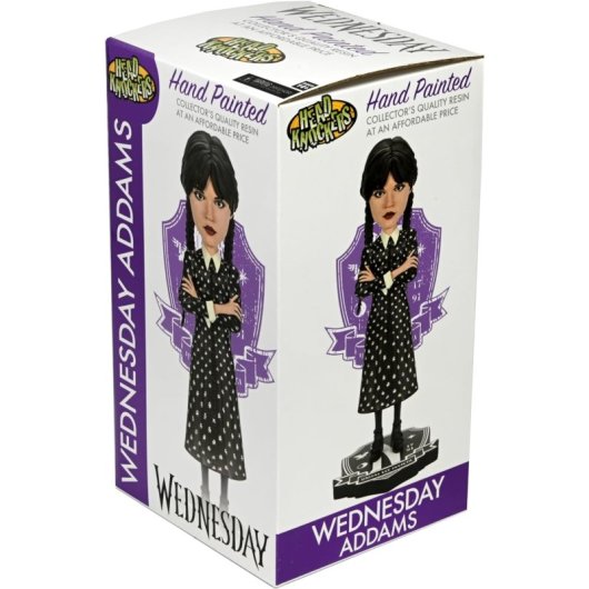 Figura Wednesday Head Knockers 21,5 Cms