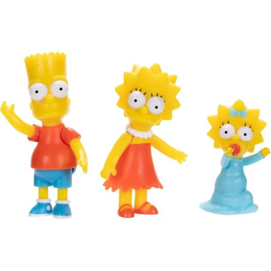 Set 7 Figuras Los Simpsons Familia Simpson 6 Cms