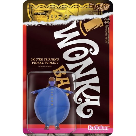Figura Violet Beauregarde Blueberry Willy Wonka & The Chocolate Factory 10 Cms