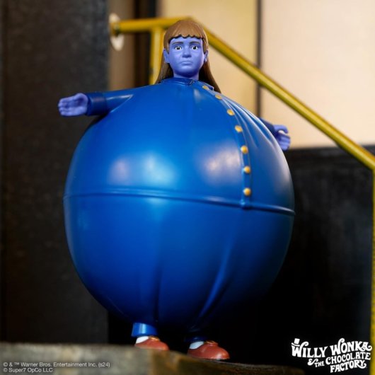 Figura Violet Beauregarde Blueberry Willy Wonka & The Chocolate Factory 10 Cms