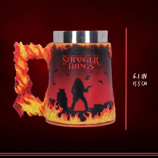 Jarra Club Hellfire Stranger Things Poliresina Premium 15'5 Cms