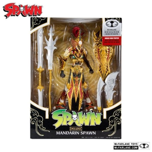 Figura Mandarin Spawn Deluxe Articulada 22 Cms
