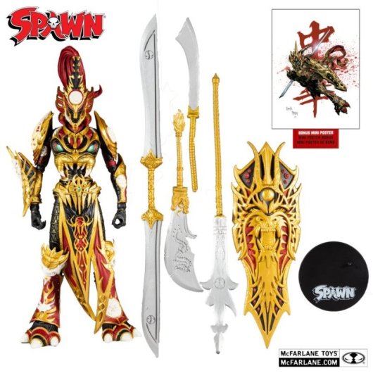 Figura Mandarin Spawn Deluxe Articulada 22 Cms
