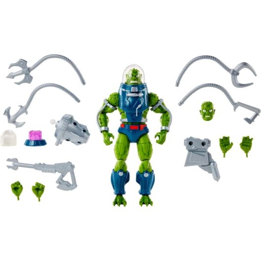 Figura Slush Head Deluxe Masterverse He-man Masters Of The Universe Articulada 18 Cms