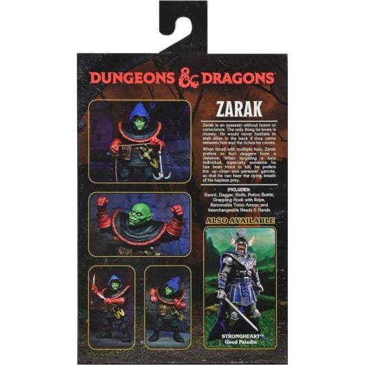 Figura Ultimate Zarak Dungeons & Dragons Dragones & Mazmorras Articulada 18 Cms