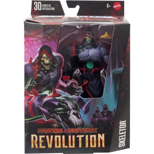Figura Skeletor Masters Of The Universe Revolution Articulada 18 Cms