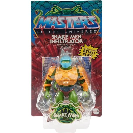 Figura Snake Men Infiltrator Masters Of The Universe Articulada 14 Cms