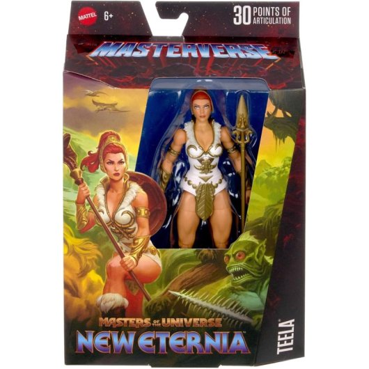 Actiefiguur Mattel Teela Masters of the Universe New Eternia 18 cm Articulatie