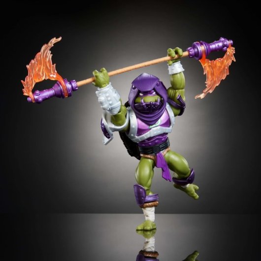 Actiefiguur Mattel Donatello Turtles of Grayskull 14 cm Articulatie