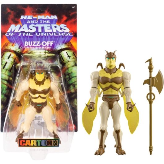 Figura Buzz-off Masters Of The Universe Cartoon Collection Articulada 14 Cms