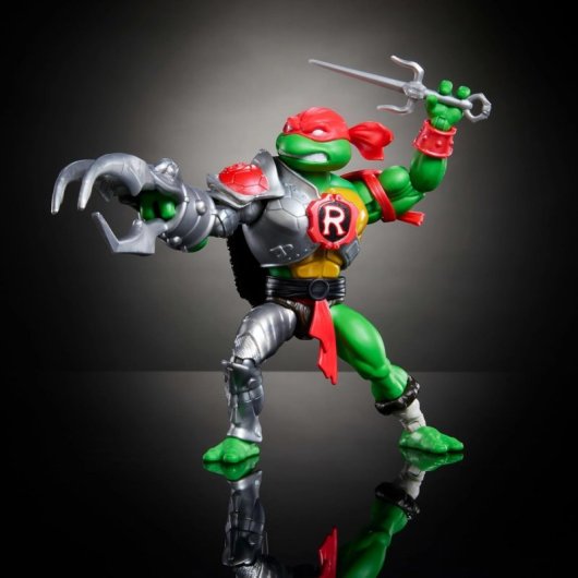 Figura Raphael Motu X Tmnt Turtles Of Grayskull Masters Of The Universe Teenage Mutant Ninja Turtles Articulada 14 Cms