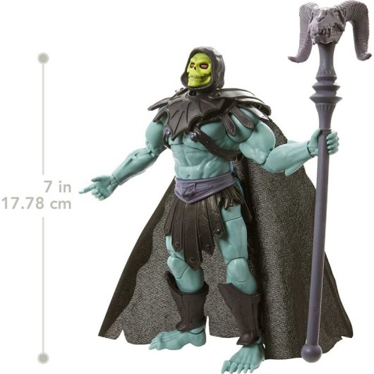 Figura Skeletor New Eternia Masterverse Masters Del Universo Articulada 18 Cms
