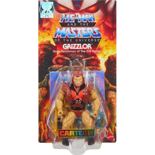 Figura Grizzlor Masters Of The Universe Cartoon Collection Articulada 14 Cms