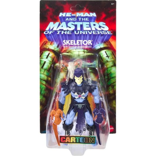 Figura Skeletor Adam He-man And The Masters Of The Universe Cartoon Collection Articulada 14 Cms