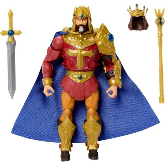 Figura King Randor Masterverse Master Of The Universe New Eternia Articulada 19 Cms