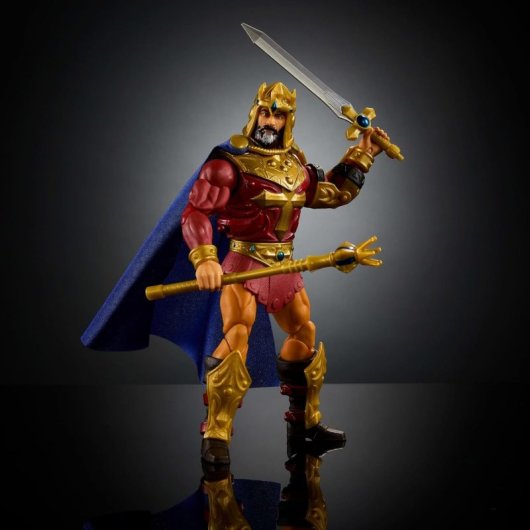 Figura King Randor Masterverse Master Of The Universe New Eternia Articulada 19 Cms