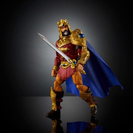 Figura King Randor Masterverse Master Of The Universe New Eternia Articulada 19 Cms