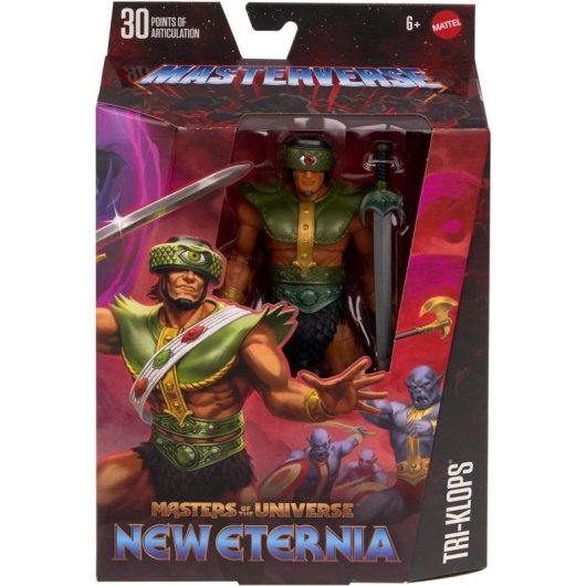 Figura Tri-klops Masters Of The Universe New Eternia Articulada 18 Cms