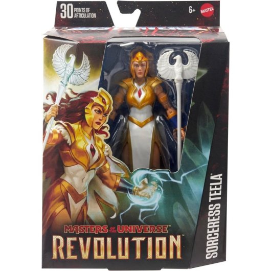 Figura Sorceress Teela Masters Of The Universe New Eternia Articulada 18 Cms