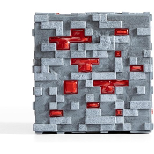 Réplica Redstone Ore Con Luz Minecraft 10 Cms