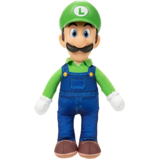 Peluche Luigi Super Mario Bros La Película Articulado 35 Cms