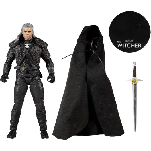 Figura Geralt De Rivia The Witcher Articulada 18 Cms