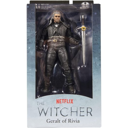 Figura Geralt De Rivia The Witcher Articulada 18 Cms
