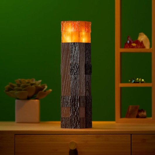 Replica Antorcha met Licht Minecraft 25 cm Officieel The Noble Collection