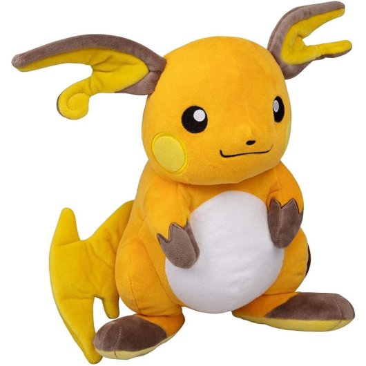 Pluche Raichu Pokémon 25 cm Jazwares Officieel Collectorsitem