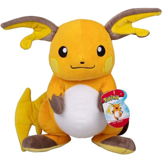 Pluche Raichu Pokémon 25 cm Jazwares Officieel Collectorsitem