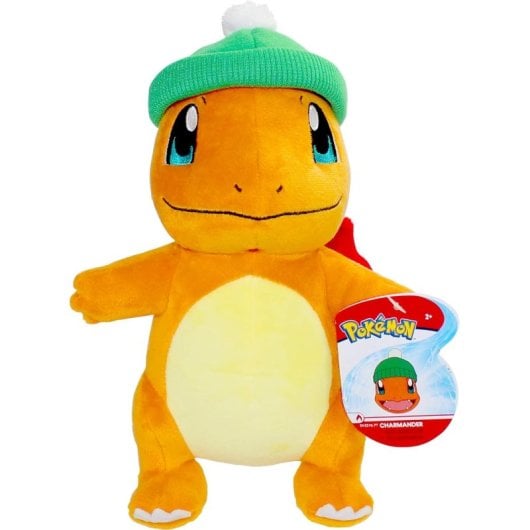 Peluche Charmander Con Gorro Pokémon 20 Cms