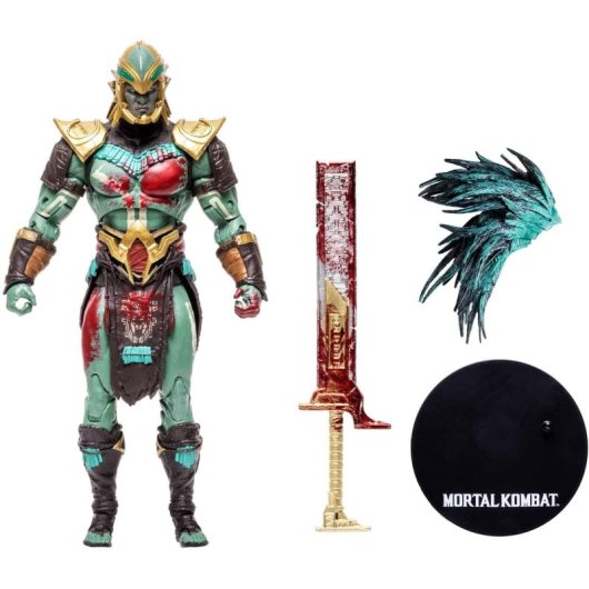 Figura Kotal Kahn Bloody Mortal Kombat 11 Articulada 18 Cms
