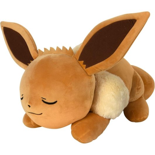 Peluche Eevee Dormido Pokémon 45 Cms