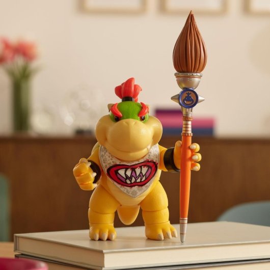 Figura Bowser Jr The Super Mario Galaxy Movie Nintendo Articulada 13 Cms