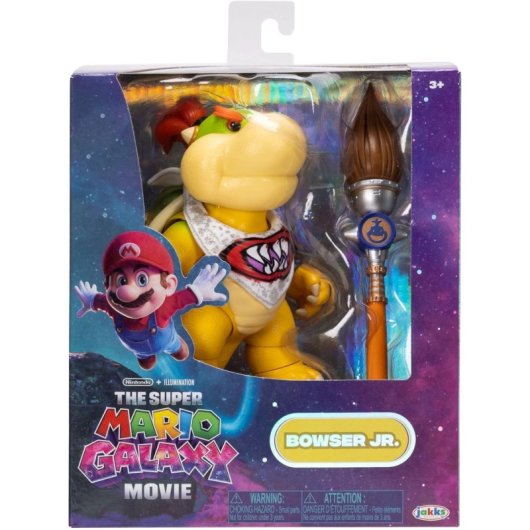 Figura Bowser Jr The Super Mario Galaxy Movie Nintendo Articulada 13 Cms