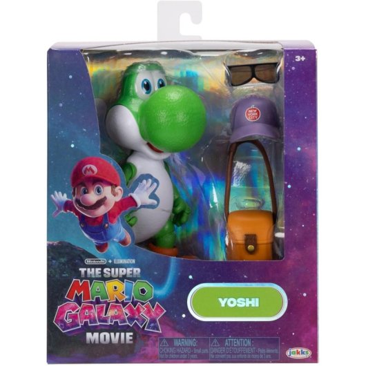 Figura Yoshi The Super Mario Galaxy Movie Nintendo Articulada 13 Cms