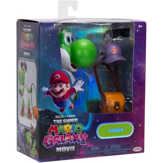Figura Yoshi The Super Mario Galaxy Movie Nintendo Articulada 13 Cms