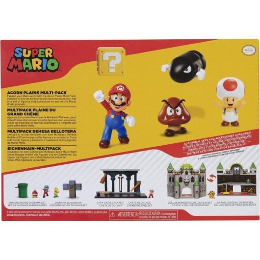 Pack Figuras Mario Bros Set Diorama Clásico Super Mario Nintendo